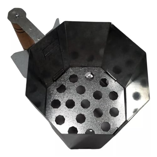 Caneca De Carvão Artmill Para Churrasco Acendedor Em Inox