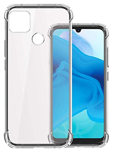 Image of COVERBLACK Transparent Rubber Back Cover for Itel Vision1 - Transparent