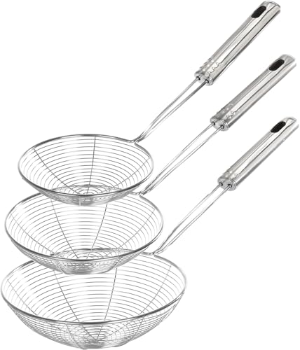 Fancymay Set of 3 Spider Strainers