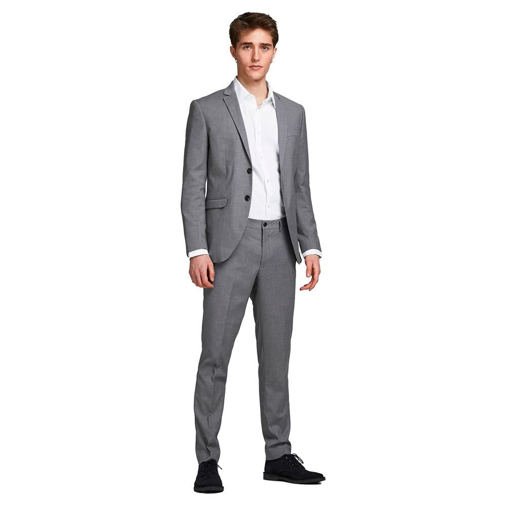 JACK & JONES Herren jprfranco Suit noos Anzug, Light Grey Melange, 50 EU