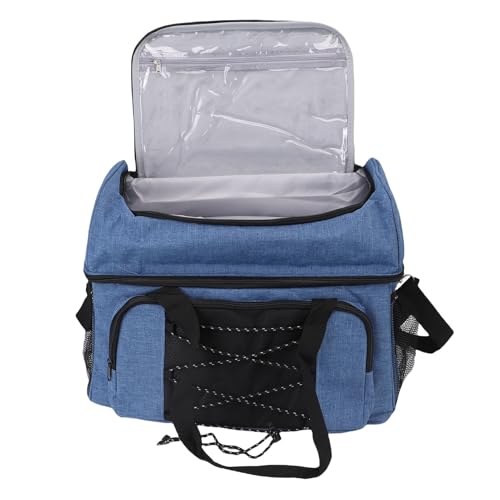 Bolsa de bolos de 2 bolas con correa de hombro ajustable y gran capacidad de almacenamiento