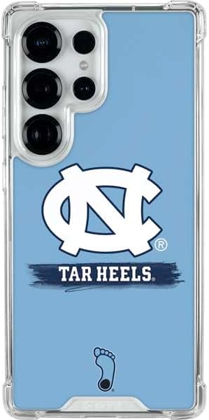 Skinit Clear Phone Case Compatible with Galaxy S25 Ultra - Officially Licensed University of North Carolina University of Tar Heels Design