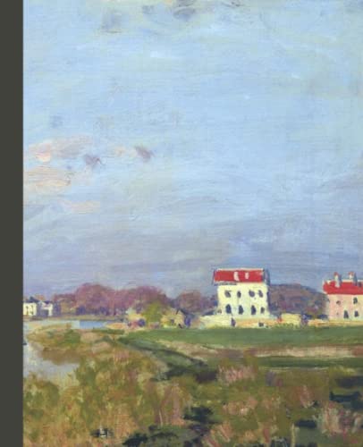Cahier de notes Monet Argenteuil de qualité supérieure avec couverture artistique sans code-barres