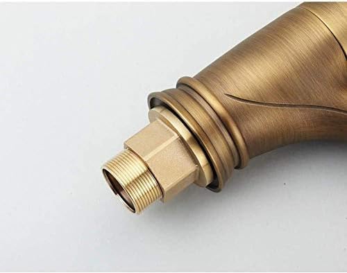 Robinet de cuisine en bronze brossé : élégance classique pour évier rétro - 5