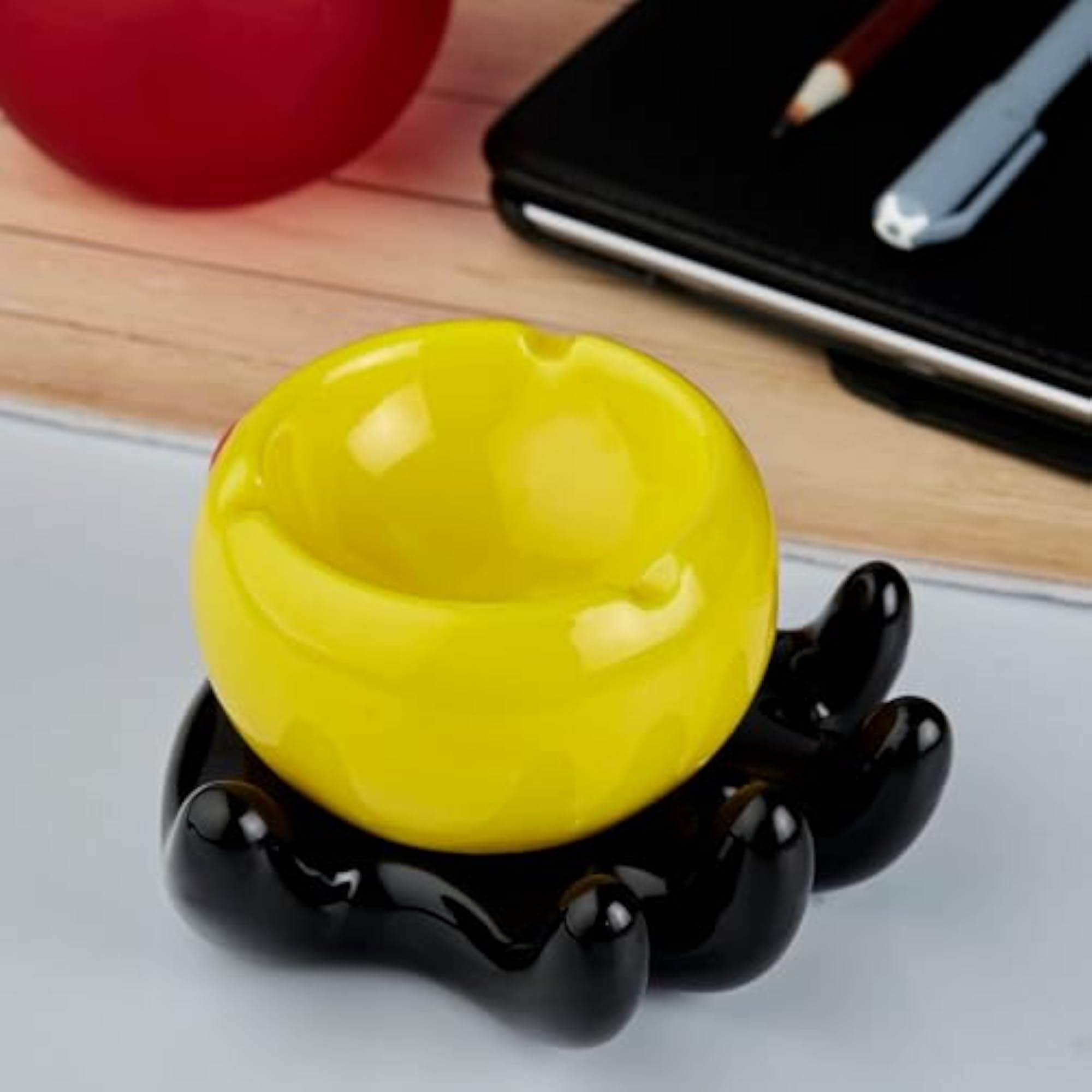 Colorful Retro Ceramic Ashtray