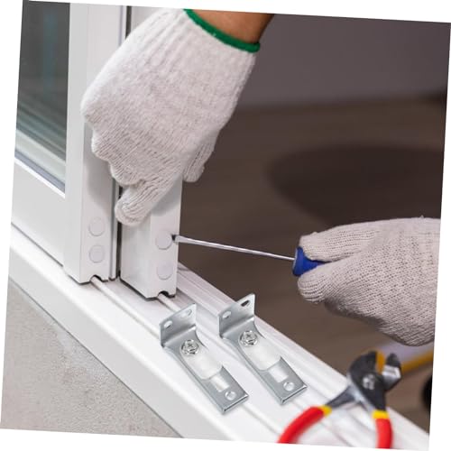 PRETYZOOM kit de herrajes para puerta corrediza con 20 piezas, repuestos para puertas plegables y bisagras de reparación miniatura 5
