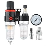 【Einstellbarer Druckbereich】Mit einem einstellbaren Druckbereich von 15–0,85 MPa / 1,5–8,5 Bar ermöglicht dieser Filter eine präzise Steuerung des Luftdruckausgangs. Sie können das gewünschte Druckniveau einfach basierend auf Ihren spezifischen Bedürfnissen und Anwendungsanforderungen einstellen.