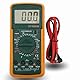 DT-9205M Handheld-Multimeter LCD-Digitalanzeige Spannung Strommonitor Haushalts-Energieverbrauchstester Tragbares Voltmeter und Amperemeter Ohmmeter Widerstandsmessgerät mit 2 Teststiften