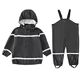 Regenbekleidung und Regenlatzhose haben haben Reflektoren kann die Sicherheit von Kindern bei dunklem oder hartem Wetter gewährleisten