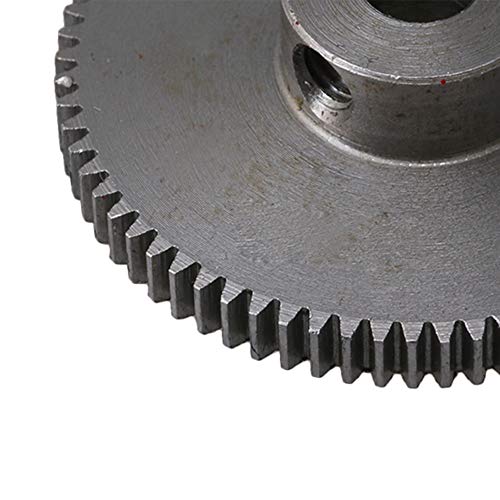 Cnbtr 72 Teeth Steel Pinion Gear 6Mm Shaft Hole 0.5 Module Spur Gear Small Size For Diy #TOP4