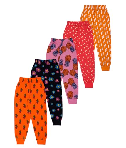 Image of T2F girls Ribbed Track Pants (Pack of 5)