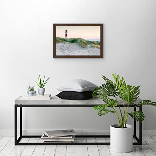 Cadre pour poster 12x18 cm noyer horizontal vertical - 5