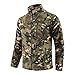 Military Jackets for Men Green Mens Coat Casual Stylish Mens Winter Clothes Cargo Light Windproof Zip Up Camouflage Bottomland Camo Coat Men Winter Jacket Green XXL