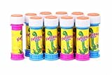 STUWU Seifenblasen 8er Set – 8X 25 ml Seifenblasenflüssigkeit – Kinder Seifenblasen mit Geduldsspiel in der Kappe – Auslaufsicher mit Schutzfolie – Mitgebsel Kindergeburtstag Party Bubble Set