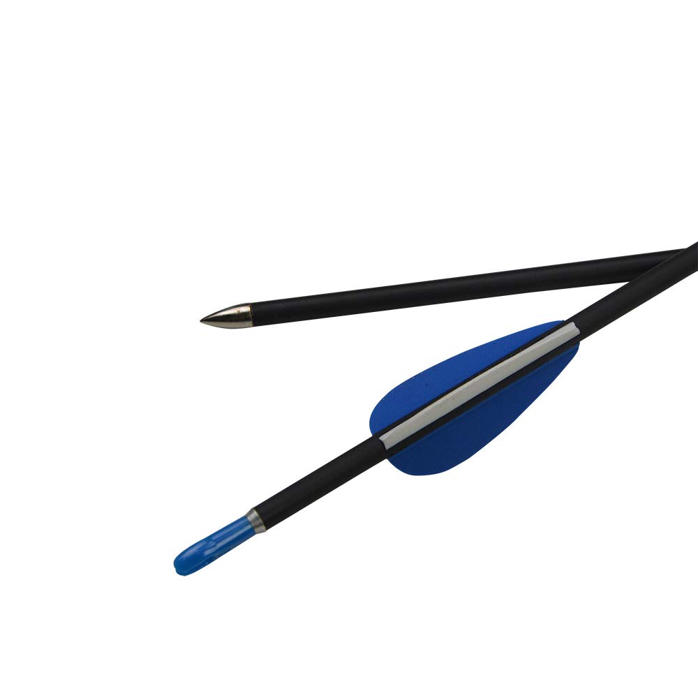 SHARROW 32 Zoll Bogenschießen Carbonpfeil Bogensport Pfeile Spine 1200 Carbon Pfeil Jagdpfeile Carbonpfeil Kohlenstoff Pfeile für Bogenschießen Carbon Jagd 20-30 Lbs Compound Bogen Recurve Bogen