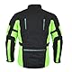 Jet Motorradjacke Herren Mit Protektoren Textil Wasserdicht Winddicht Schwarz Fluro (Schwarz Fluro (M)