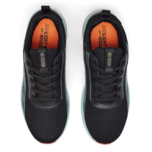 Campus Men First Running Shoes BLK/MATTLIC.GRN 10UK - Image 5