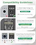 5V 2A 10W DC Power Supply Adapter AC/DC Wall Plug Charger AC 100V-240V to DC 5 Volt 2Amp 1A 1.5A Replacement Power Cord Type C for Security Camera Baby Monitor Scanner TV Box Raspberry