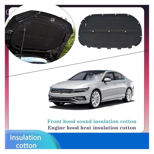 Coussin d'isolation thermique pour moteur VW Passat B8 2015-2023 insonorisant