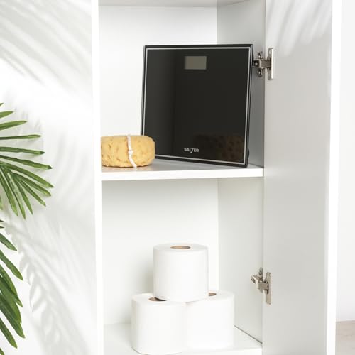 Salter Personenwaage Digital aus Glas, Körperwaage mit LED Display bis 150kg, Personenwaage Digital Step-On, Elektronische Badezimmerwaage… – Ansicht 4
