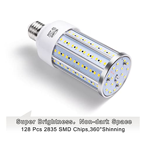 Auzer 2-Pack 30W (200W Equivalent), E26 Standard Base Led Corn Light Bulb For Garage Factory Warehouse Street Lamp Post Lighting Barn Porch Backyard Garden, 6500K Daylight, 85V-265V #TOP2