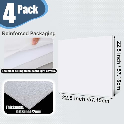Caches de lumière fluorescente Pushglossy pour bureau et maison - 2