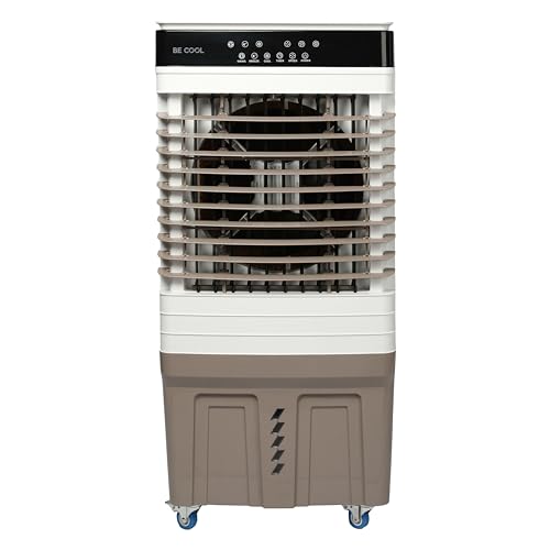 Mobiler Luftkühler 60L – 150W – 3 Stufen – 9800 m³/h – 120° Schwenkfunktion – 8h Timer...