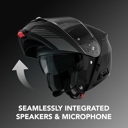 Image of Sena Specter Modular Smart Communication Motorcycle Helmet (Matte Black, S)