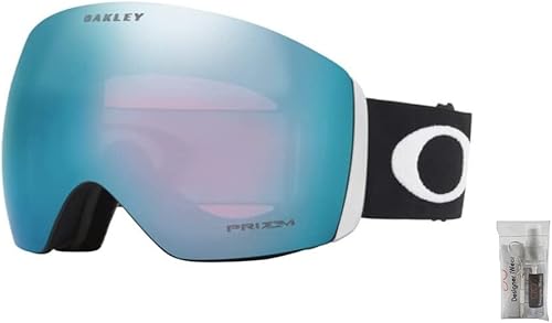 Miniatura 2 de Oakley Flight Deck MEDIUMLARGE Ski Goggles For Men For Women OO7050, OO7064 + Designer iWear Care Kit