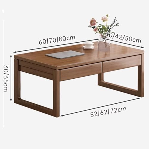 Table basse en bois tatami avec tiroir et table à thé basse de style japonais - 3