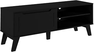 Artely Rack Lotus para Tv 60" com Porta Basculante, Preto