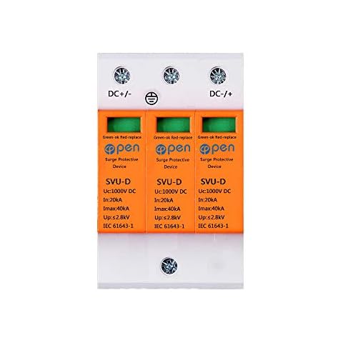 DC Spd House Surge Protector Protective 40KA 500V/1000V Low-voltage Arrester Device(3p) Cover