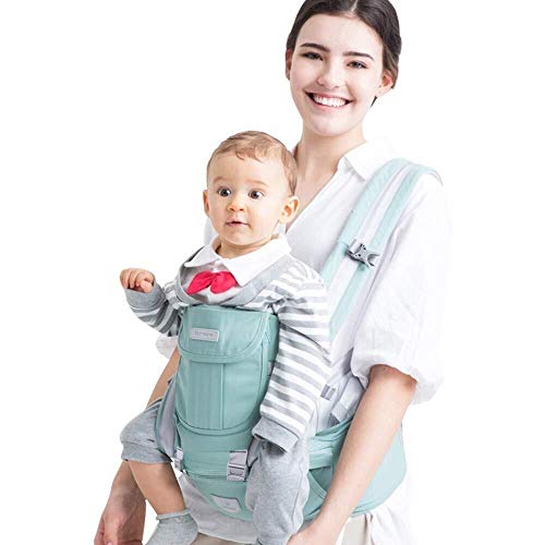 NJ Babydrager - babydrager, drie-in-one ergonomische vierseizoenen universele babydrager afneembare achterkant - Image 3