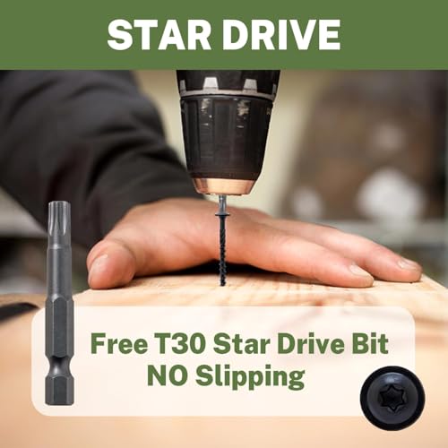 image for LIONMAX Lag Screws 3 Inch, Structural Wood Screw #14 x 3, 50-PCS Heavy