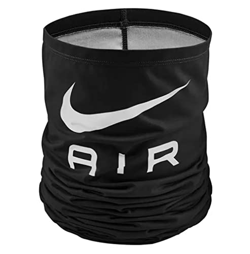 Nike Therma-Fit Neck Warmer - Black/White, Black/White, One Size, Black/White