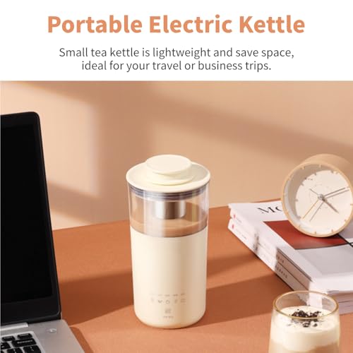 Tetera Eléctrica Portátil de Acero Inoxidable 350 ml 110V miniatura 5