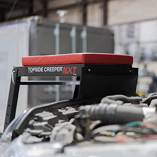 Traxion 3-200 Nxt Foldable Topside Automotive Engine Creeper, Black #TOP3