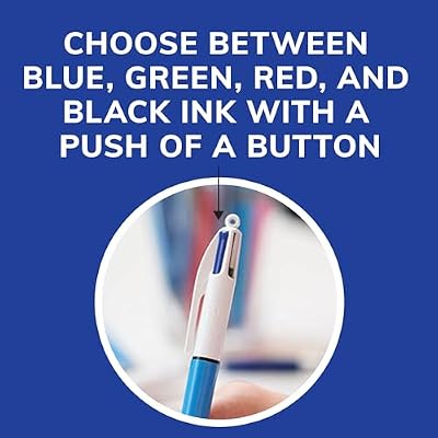 BIC 4 Colours Multifunctional Ballpoint Pen and HB Pencil Combo - Set of 12 - All in One Writing BIC 4 Colours Multifunctional Ballpoint Pen and HB Pencil Combo - Set of 12 - All in One Writing