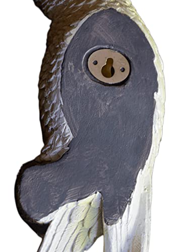 Euiroet Bird Decorations For Home,Real Parrot Figurine Resin Bird Statue Bird Sculpture On Ring Decor For Patio Garden Lawn And Nature Lovers Tropical Bird Collectors By Gifts #TOP5