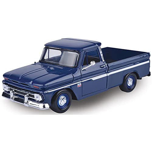 Motormax 1966 Chevrolet C10 Fleetside Pickup Truck Cream 1/24 Diecast Model Car