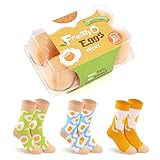 [AGRIMONY] フライドポテト缶 靴下 メンズ レディース 男の子 - おもしろ プレゼント男性 女性 父の日クリスマス 誕生日 人気 バレンタインギフト おかしお 洒落 かわいい コットン おしゃれ クルーソックス 3足セット