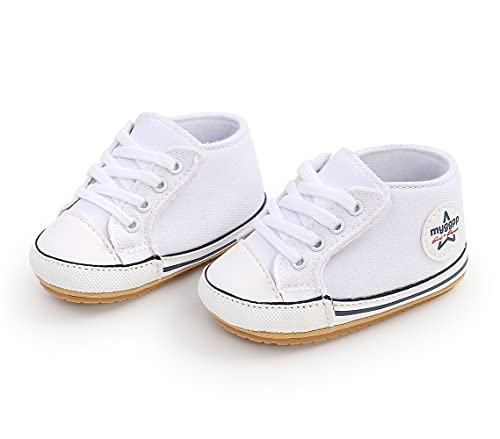 Sehfupoye Babymeisjes jongens gymschoenen peuters schoenen canvas eerste wandelschoenen pasgeborenen anti-slip prewalker… - Image 6