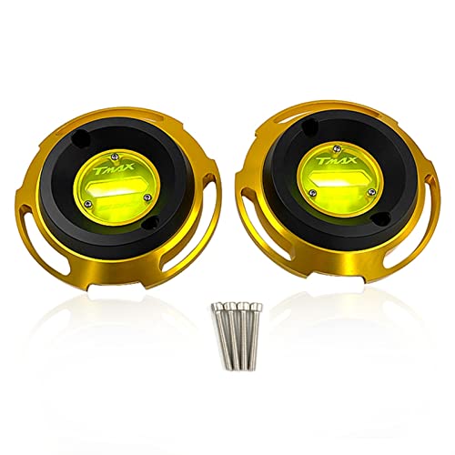 Protection de stator Tmax 530 en alu CNC or pour Yamaha 2017-2019