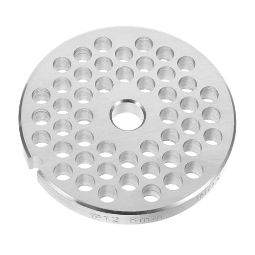 Mikinona 12 Picadora De Carne Molinillo De Salchichas Molinillo De Mano Para Comida Accesorio De Molinillo De Carne Piezas De Repuesto De Molinillo De Carne Acero Inoxidable Silver