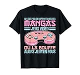Mangas Jeux Vidéos Humour Drôle Geek Gamer Garçon Cadeau T-Shirt