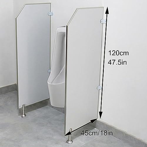 Mampara de privacidad para urinario de pared resistente en banos 3