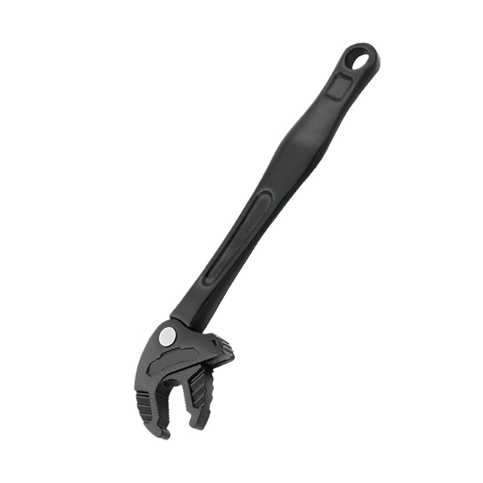 Llave de boca ancha ajustable Llave de garra cangrejo industrial alta resistencia con mecanismo trinquete ajuste, mandíbulas ajustables grandes(Size L-16-19)