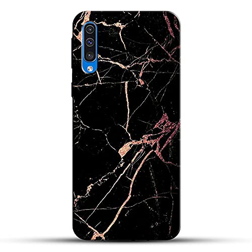 Image of COLORflow Back Cover Compatible with Samsung Galaxy A70 | Beautiful Black Golden Marble | Designer Printed Hard CASE Bumper Back Cover