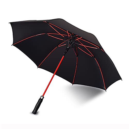 LaMei Yang 2 Stück tragbarer, winddichter Regenschirm, Technologie wasserdichte Beschichtung ist leicht, stark, kompakt mit einfachem automatischem Schalter, kann mit einer Hand verwendet werden Cover