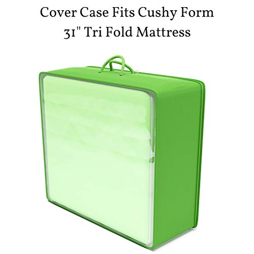 Carry Case for Cushy Form Tri-Fold Folding Bed Mattress (75" x 31" x 4")
